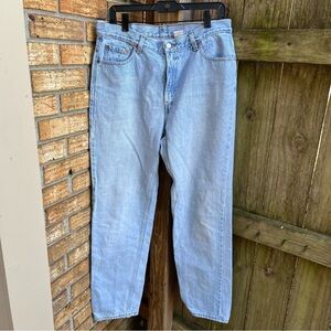 Vintage Levi's 512 Light Blue Women's Straight Leg Jeans